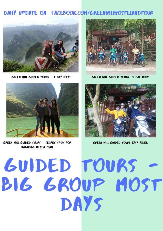 Green Hill Hostel & Tour Ha Giang Exteriör bild